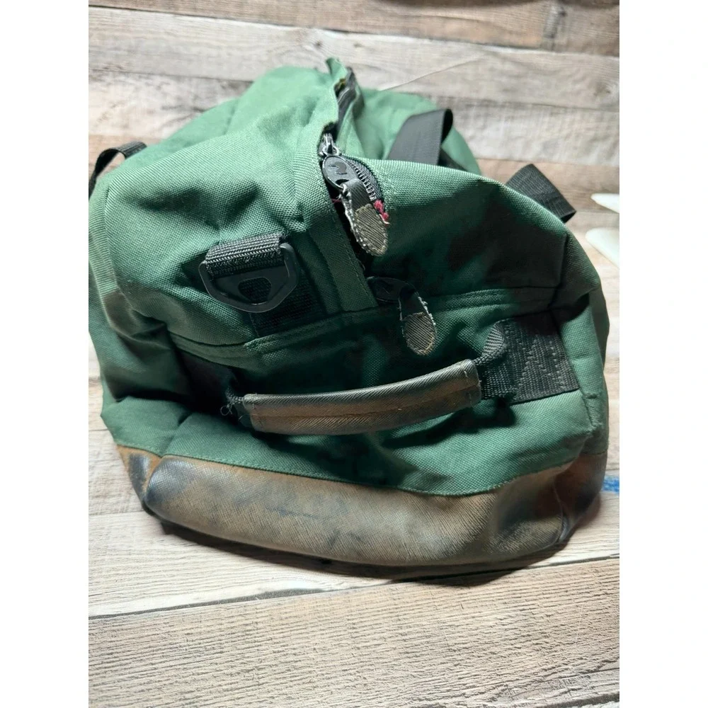 Vintage Duckhead 1865 Canvas Duffle Bag Brown Green